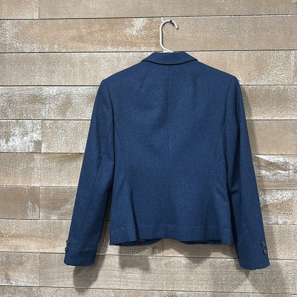 Pendleton vintage Navy 100% virgin wool made in the USA blazer size 6 - Picture 5 of 11